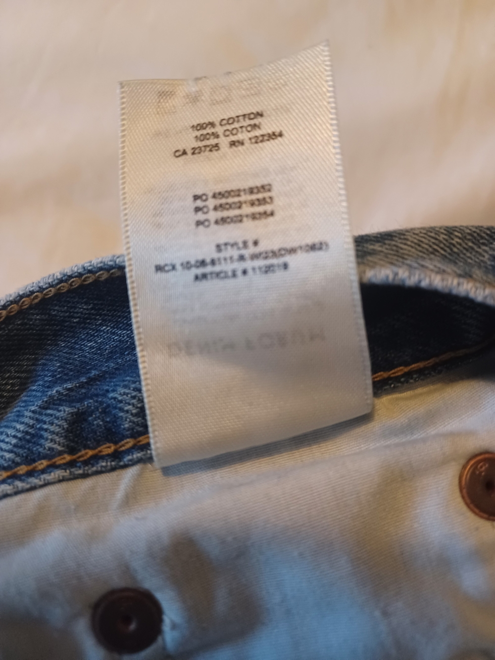 Aritzia Denim Forum Farrah Medium Blue Wide-Leg Jeans - Picture 4 of 7